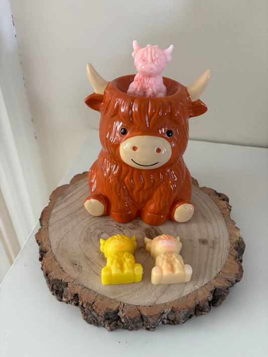 Cow Wax Burner Gift Set — Scented Wax Melt Burner UK