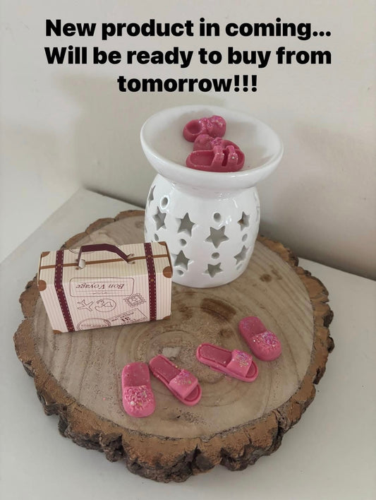 Summer Flip Flops Suitcase Scented Wax Melts — Holiday Home Fragrance UK